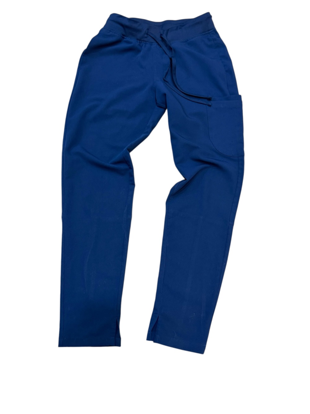 Mandala Navy Blue High Waisted Scrub Pants XS Slim Straight Leg